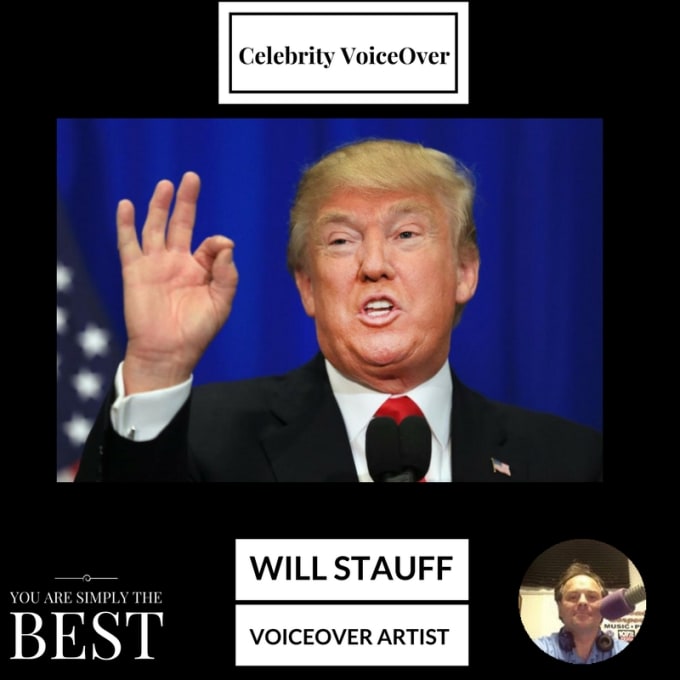 Gig Preview - Record a donald trump character voice over impression