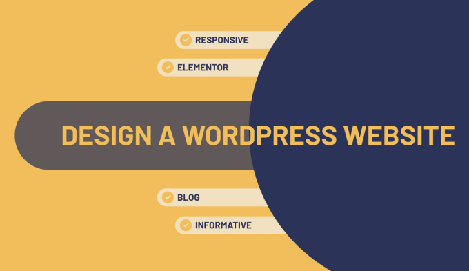 Gig Preview - Develop wordpress website in elementor