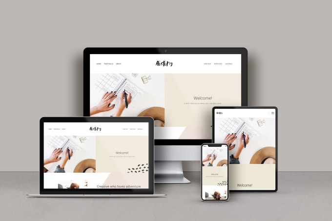 Gig Preview - Design a professional squarespace website for your business