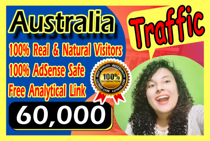 Gig Preview - Boost australia targeted real human visitors web traffic