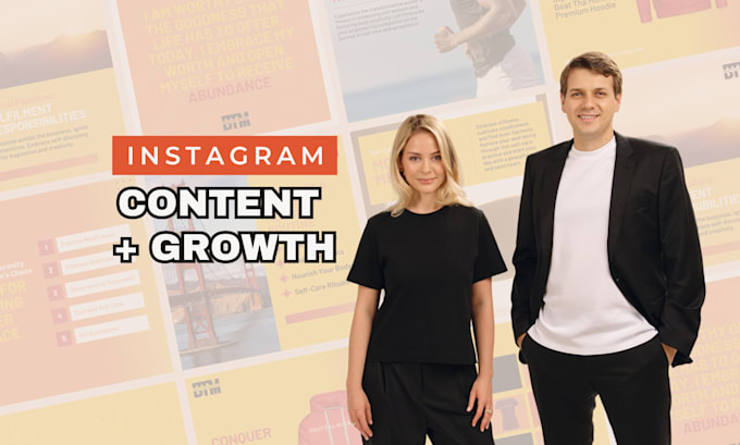 Gig Preview - Create instagram content and grow your account