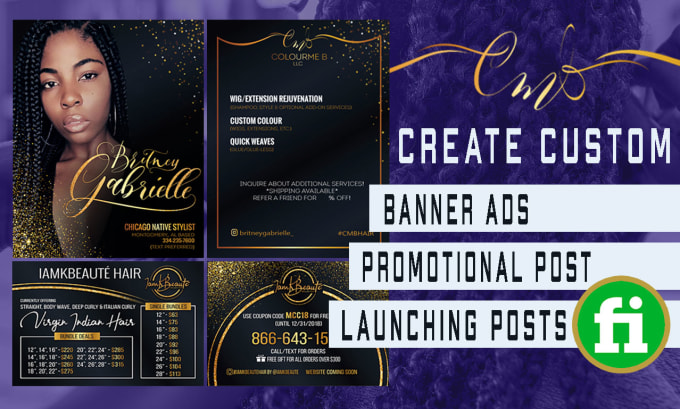 Gig Preview - Custom launching or banner posts for your promotion business