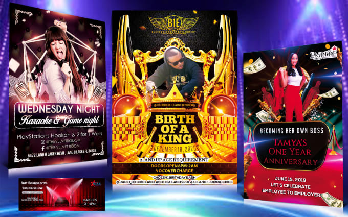 Gig Preview - Design music, club, motion, spotify banner, christmas, party, event flyer design