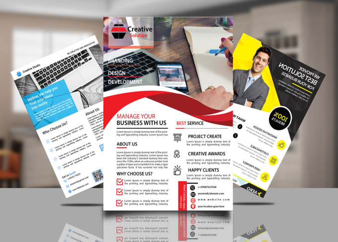 Gig Preview - Design eye catching business flyers within 24 hour