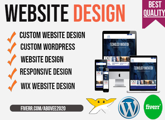 Gig Preview - Develop a stunning custom website design