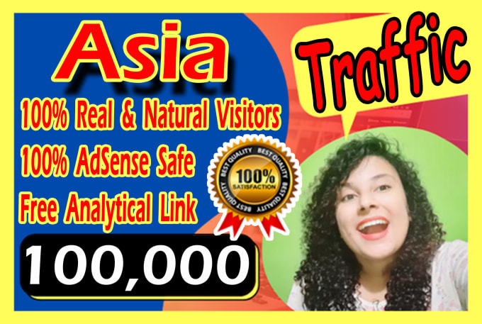 Gig Preview - Drive asia country targeted real human visitors traffic SEO