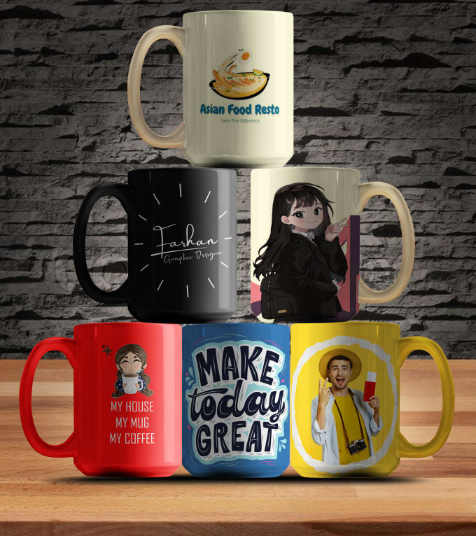 Gig Preview - Create an awesome coffee mug design