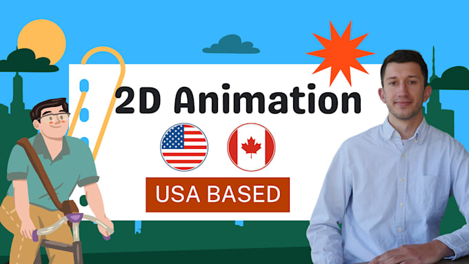 Gig Preview - Create a 2d animated explainer video