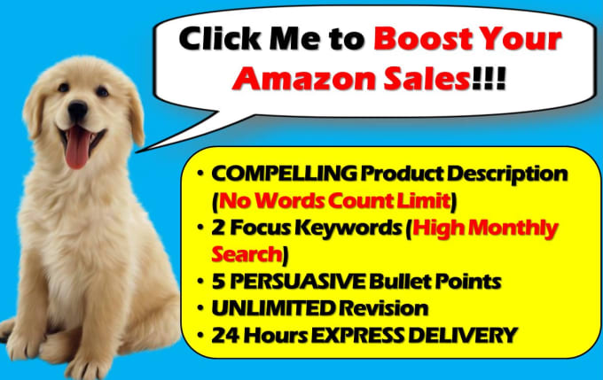 Gig Preview - Write high converting amazon product description that sells