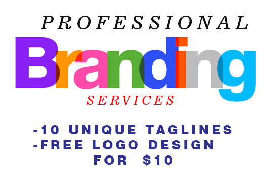 Bestseller - create 10 perfect tagline with a logo