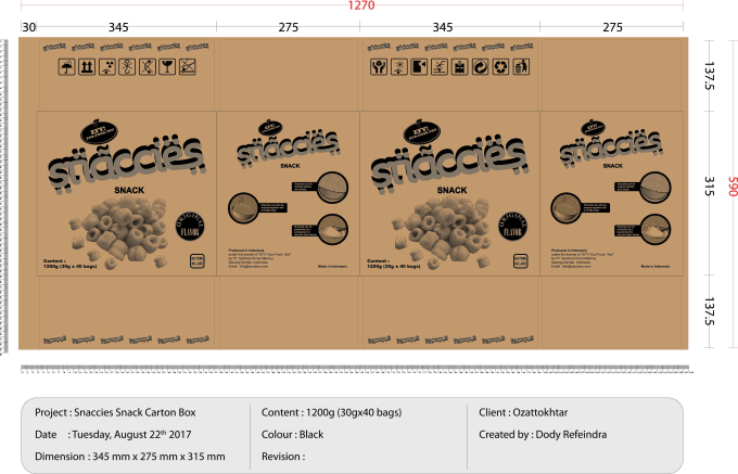 Gig Preview - Design a package or carton box