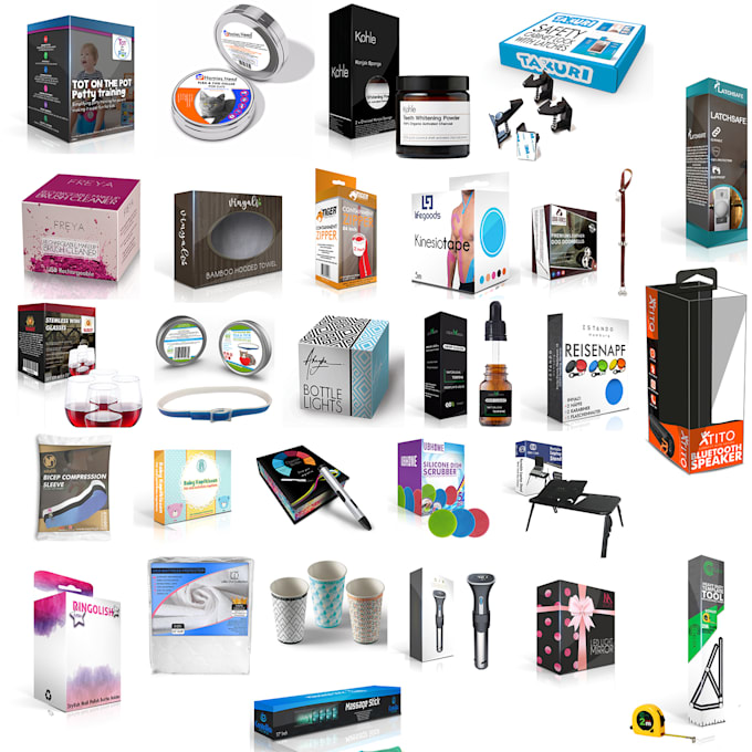 Design amazon product packaging gift box in 24 hours by Niyatib