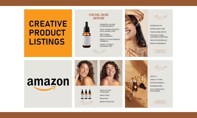 Gig Preview - Provide creative amazon product listings