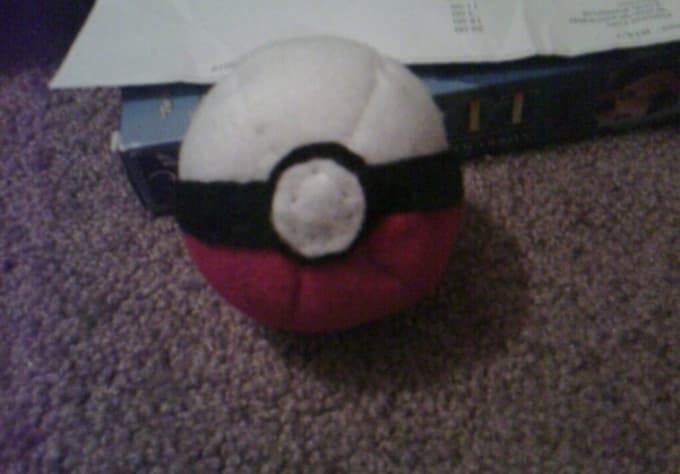 diy pokeball plush