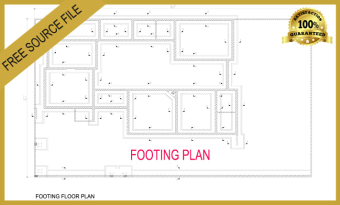 Gig Preview - Redraw structural drawing in autocad