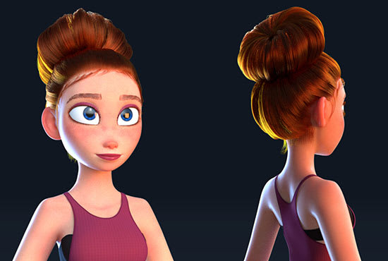 Character Modeling Services Fiverr - tutorial blenderroblox hair buns