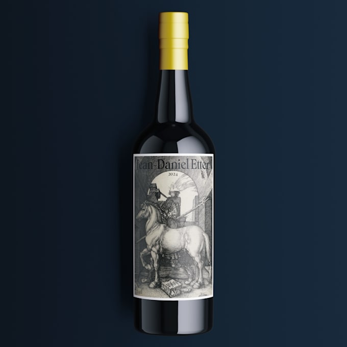 Gig Preview - Design a unique and creative wine label for you