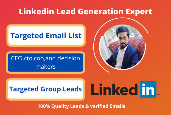 Gig Preview - Find emails and do lead generation by linkedin sales navigator