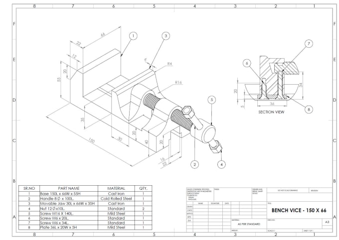 Gig Preview - Make drawings and drafting in autocad, for floor plans, manufacturing drawings