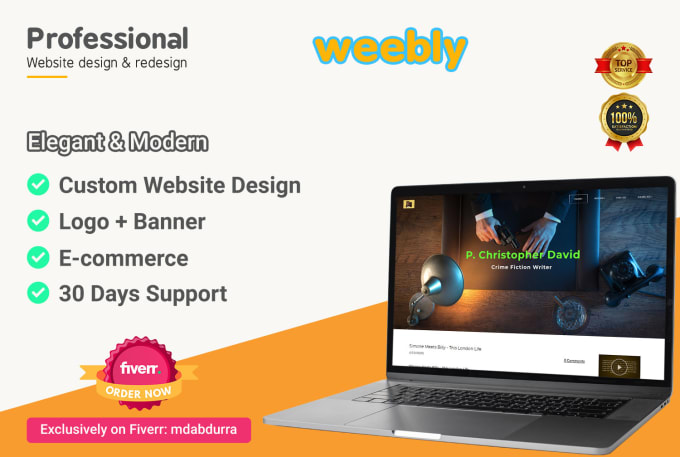 Gig Preview - Do weebly website design and redesign with SEO