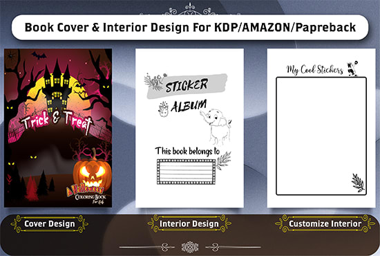 Gig Preview - Create customize book interior for KDP, print ready, amazon