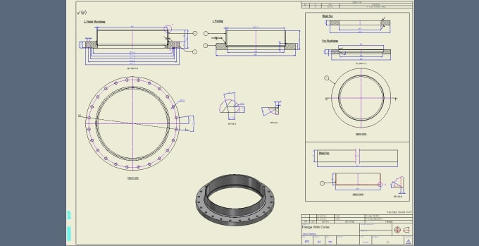 Gig Preview - Create professional 2d 3d technical drawing