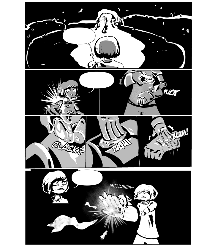 Gig Preview - Draw a comic book page in black and white