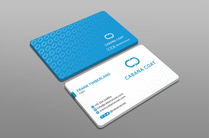 Gig Preview - Create modern stylish  business visiting card