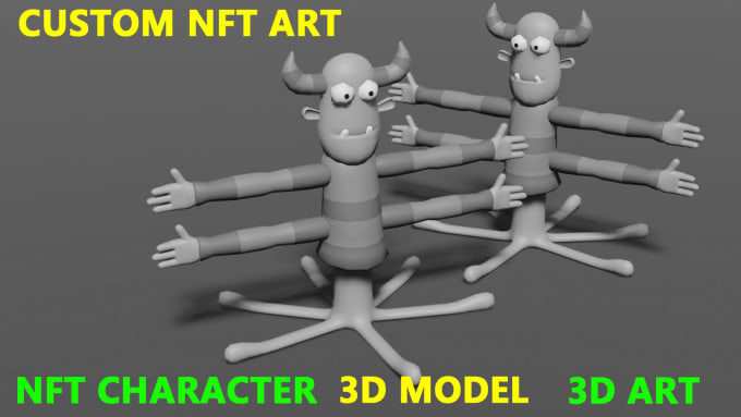 Gig Preview - Custom 3d characters and creatures for games, films, and 3d printing