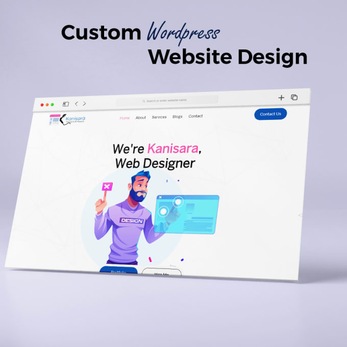 Gig Preview - Create wordpress website design with elementor and divi