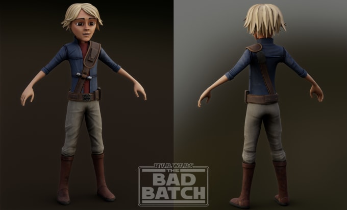 Gig Preview - Do 3d character for game with rig