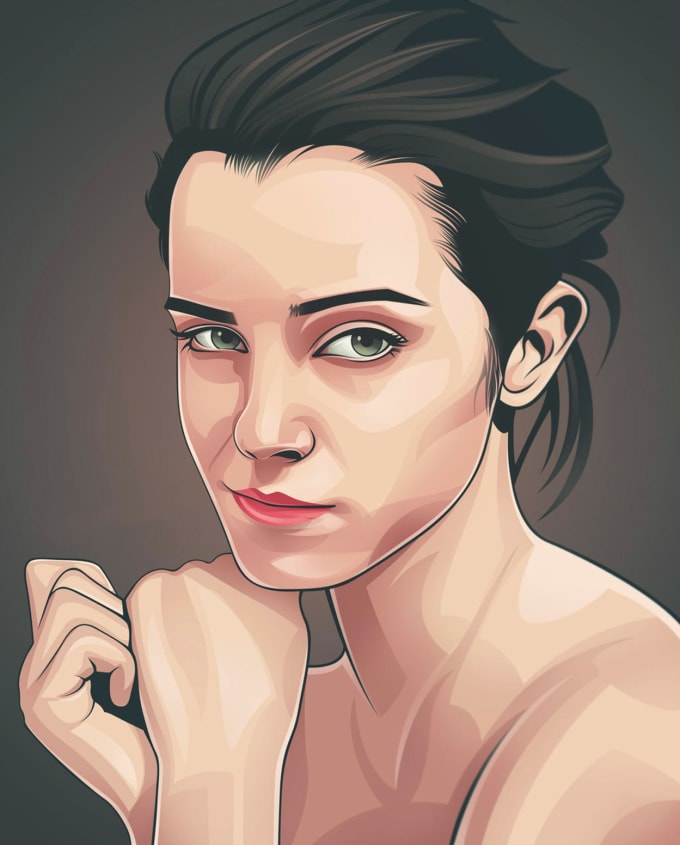 Gig Preview - Create your picture into vector portrait art