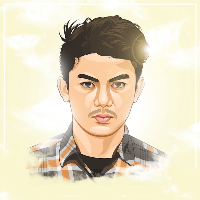 Gig Preview - Do amazing realistic vector art with portrait illustration