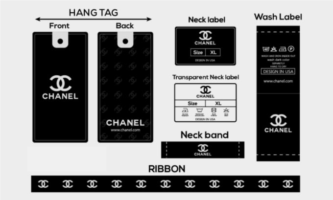 Gig Preview - Design clothing tags, shirt tag, hang tag, neck tag or label