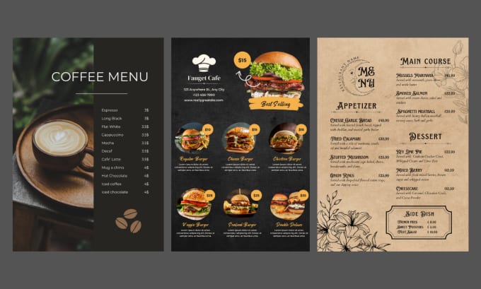 Gig Preview - Do amazing restaurant menu design