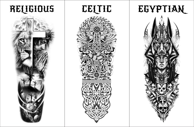 Kotbs 6 Sheets Full Arm Temporary Tattoo, Waterproof Extra Large Temporary  Tattoos For Women Men Adults Black Skull Rose Body Art Tattoo Sticker Fake  | Fruugo KR