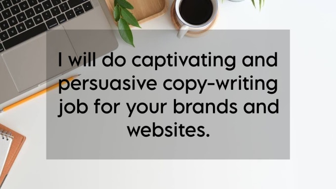 Gig Preview - Grow your brand with my captivating and persuasive copywriting services