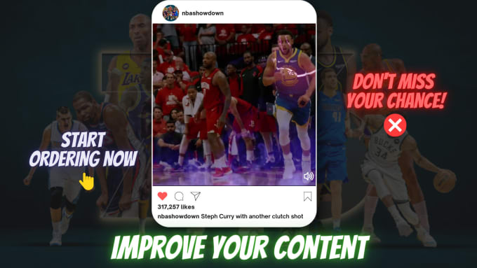 Gig Preview - Create nba highlights videos for your faceless youtube channel