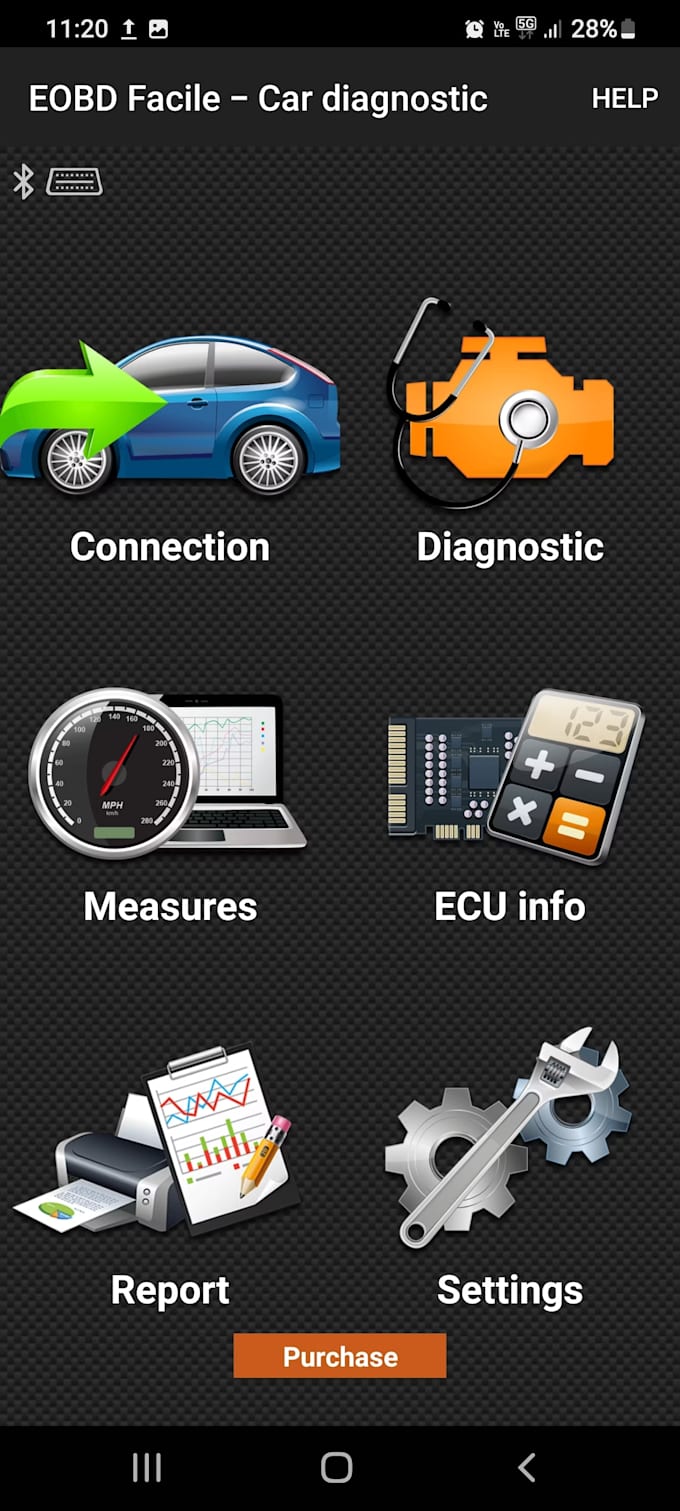 Gig Preview - Give you an obd2 diagnostics for elm327 android and IOS applications