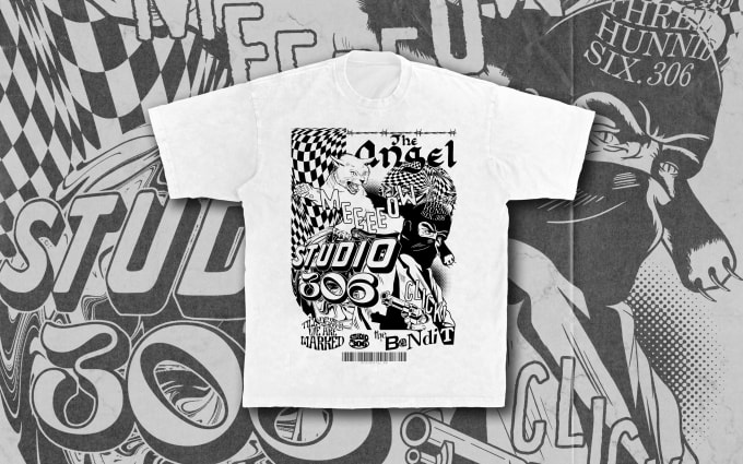 Gig Preview - Design your customized vintage style comics tee