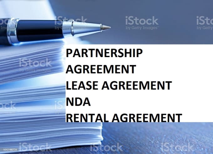 Gig Preview - Legal partnership agreement, contract, shareholder agreement