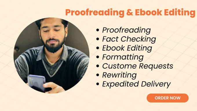 Gig Preview - Do proofreading, ebook editing and ebook formatting