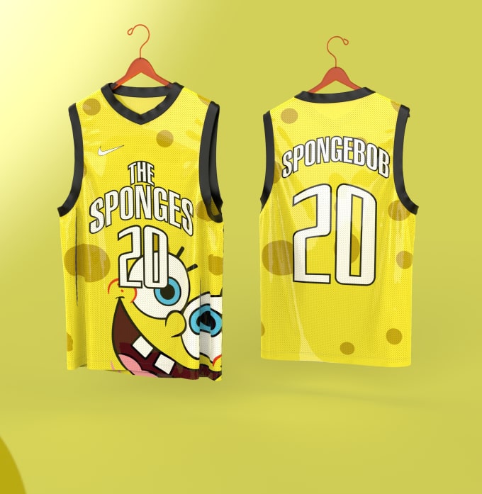 sublimation spongebob jersey design