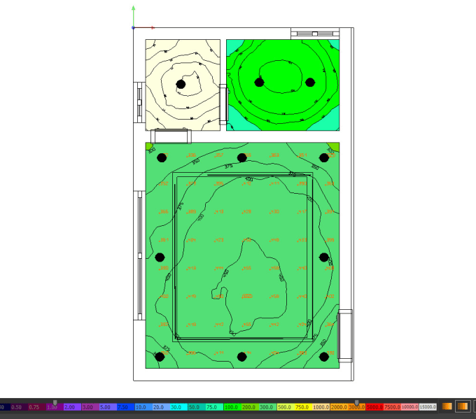 Gig Preview - Lighting design in dialux evo