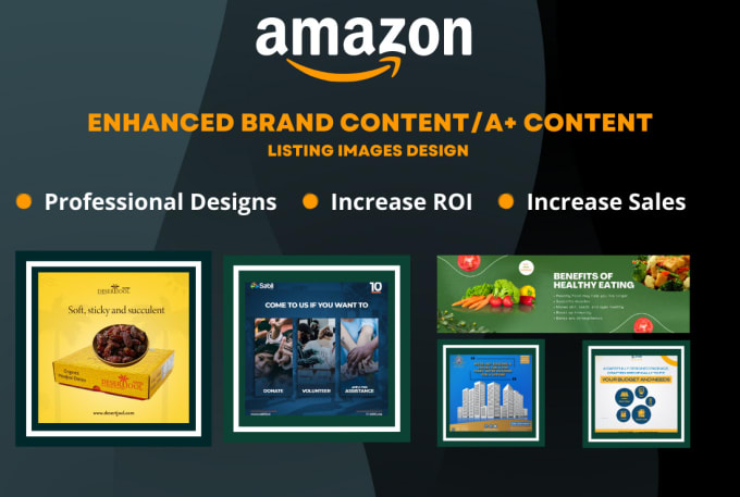 Gig Preview - Create amazon premium a plus enhanced brand content ebc