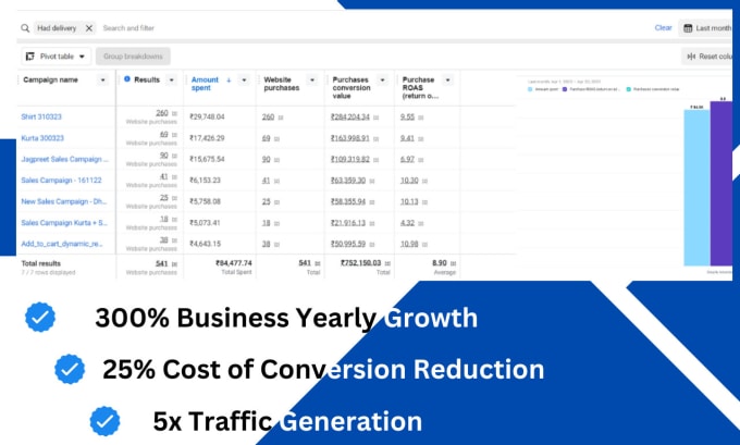 Gig Preview - Set up and manage facebook ad campaign with profitable result