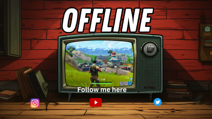 Gig Preview - Create custom twitch, brb, offline, starting soon screen