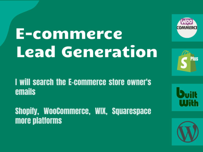 Gig Preview - Get store leads list for any ecommerce niches