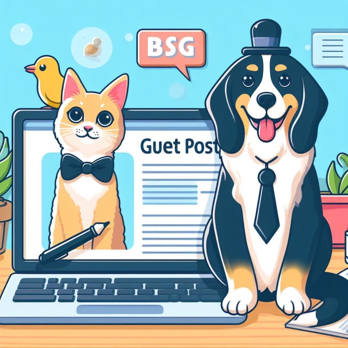 Gig Preview - Do guest post on my pet blog with dofollow and permanent backlink