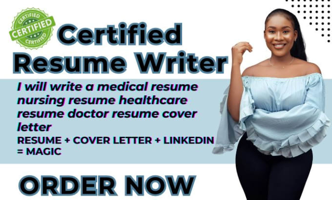 Gig Preview - Write medical resume nursing resume healthcare resume doctor resume cover letter